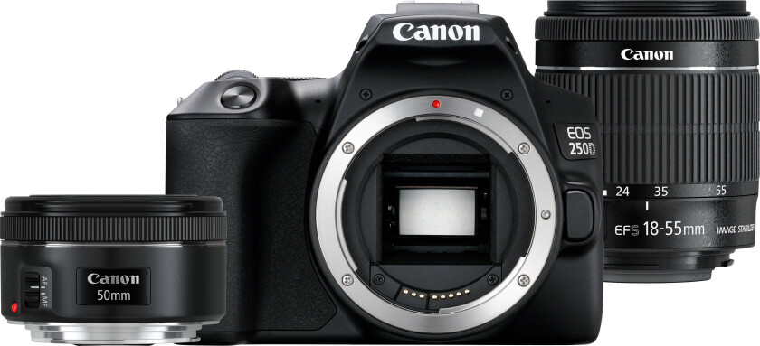 EOS 250D 18-55mm IS STM + 50mm - Black