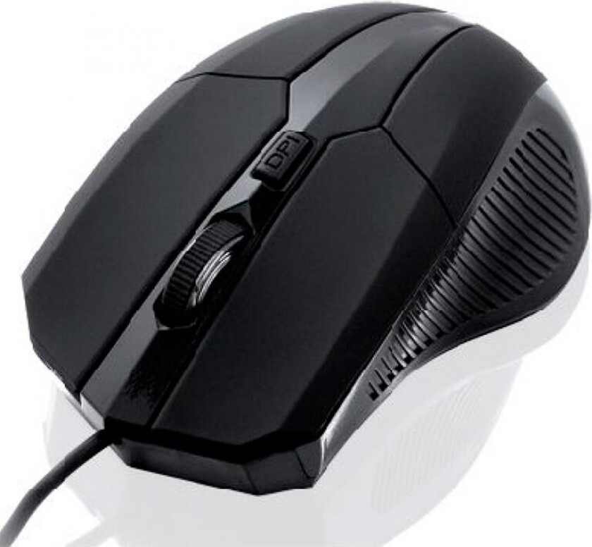 i005 - Mus - Laser - 3 knapper - Svart