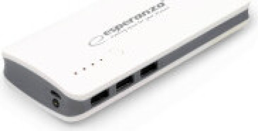 POWER BANK RADIUM 8000MAH WHITE/GRAY Nødlader - Hvit - 8000 mAh