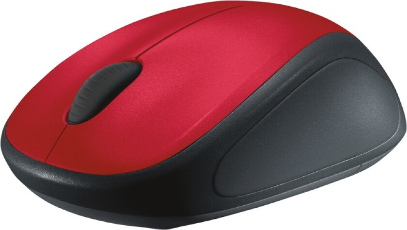 Wireless Mouse M235 - Mus - Optisk - 3 knapper - Rød