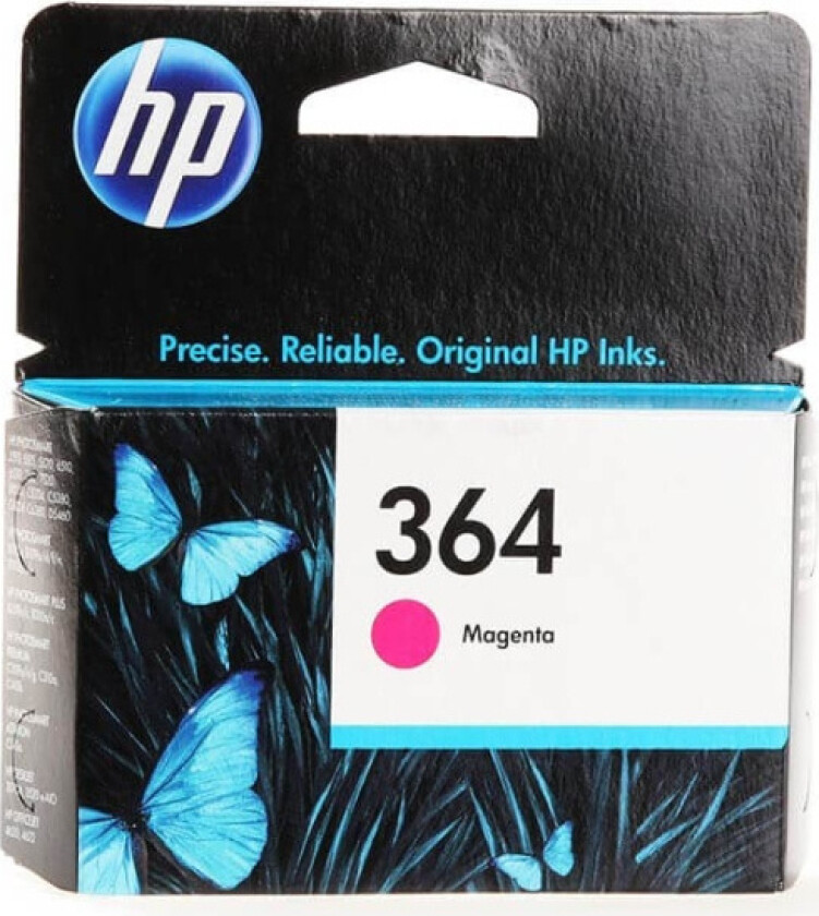 364 / CB319EE Magenta Ink - Blekkpatron Color-baserte rød