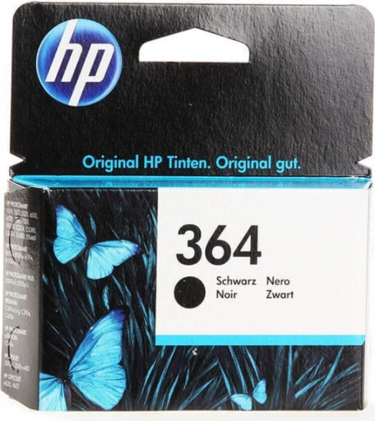 364 / CB316EE Black Ink - Blekkpatron Svart