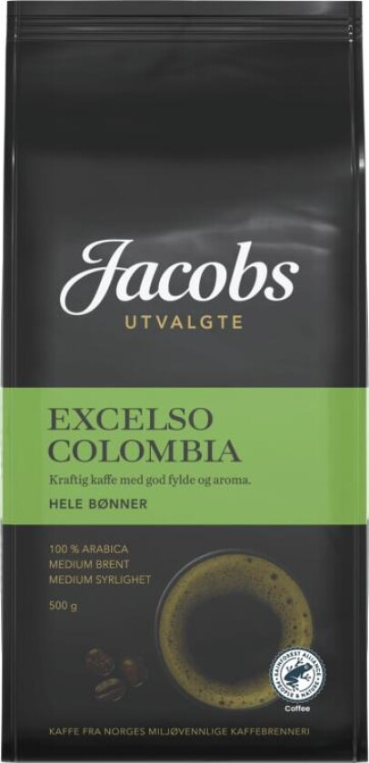 Excelso Colombia Hele Bønner 500g