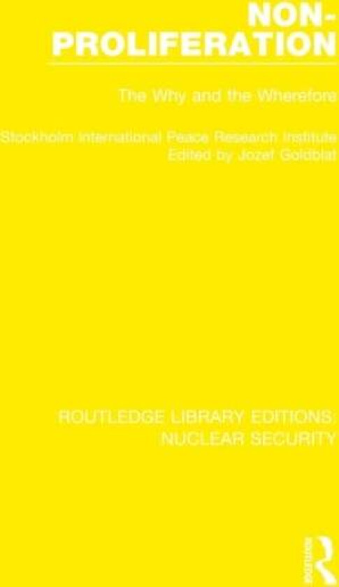 Non-Proliferation av Stockholm International Peace Research Institute