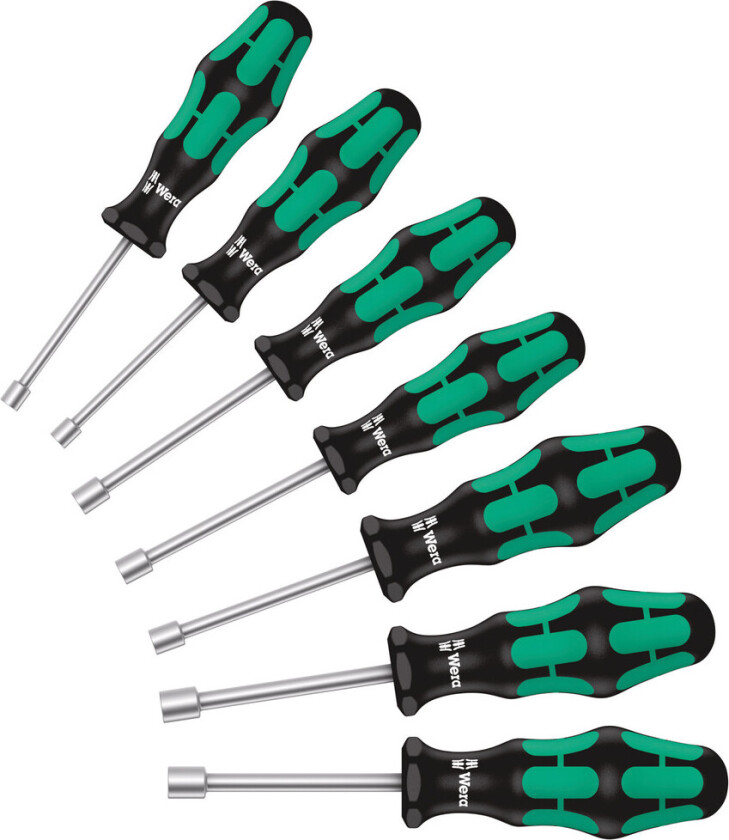 WERA 395 HO/7 SM Pipenøkkelsett, 7 deler