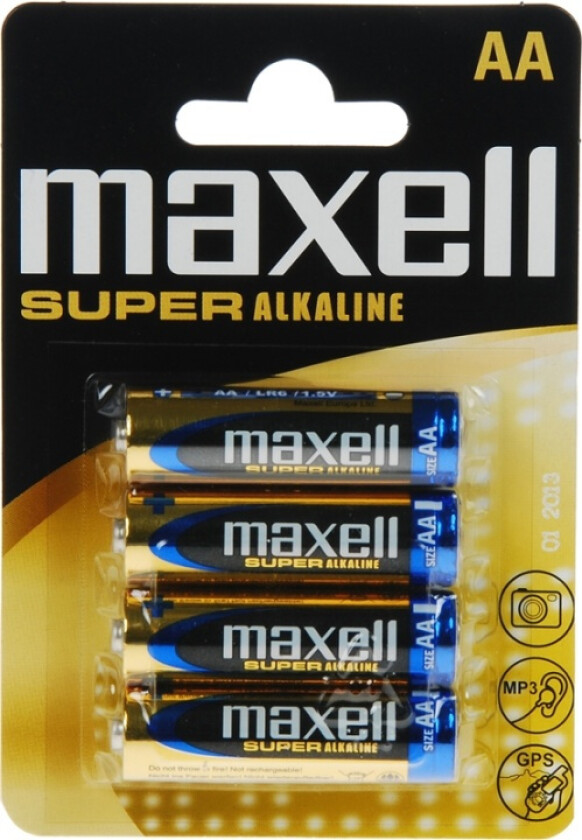 AA Alkaline Premium Batterier - 4 stk.