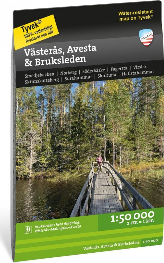 Västerås Avesta Bruksleden 1:50 000 Nocolour OneSize, Nocolour