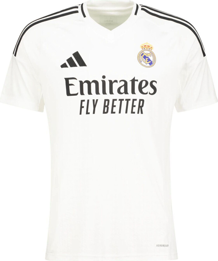 adidas Real Madrid Home Jersey 2024/25, fotballdrakt, herre White