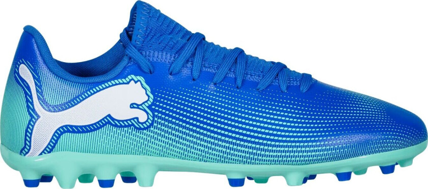 FUTURE 7 Play MG Q3 24, fotballsko gress og kunstgress, junior Blue-Mint-White