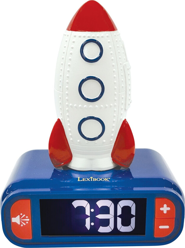 - Alarm Clock with Rocket 3D Night Light (RL800SPC)