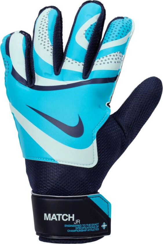 Match, keeperhansker, junior BLUE FURY/GLACIER BL