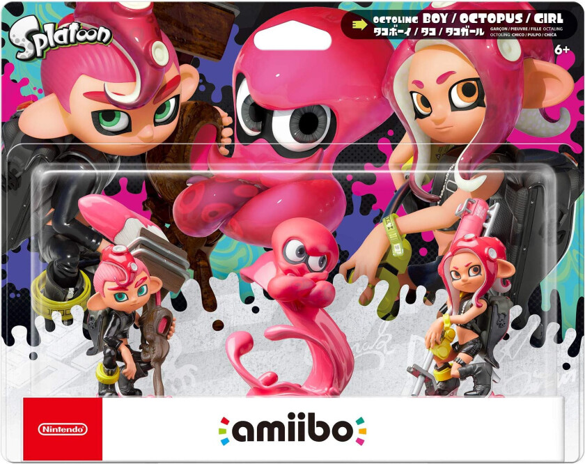 Amiibo Splatoon Octoling - 3 Pack