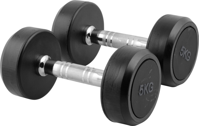 - Fitness Dumbbells 2 x 5 kg - Black (17558)