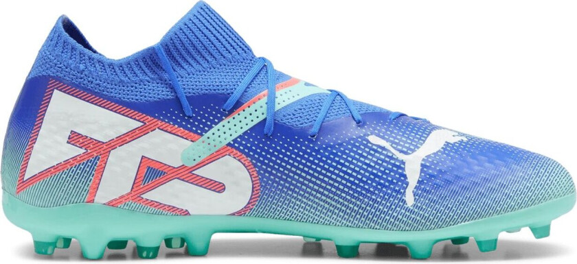 FUTURE 7 Pro MG Q3 24, fotballsko gress og kunstgress, herre Blue-White-Mint