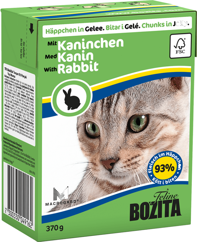Bozita Biter i Saus Kanin 370 g