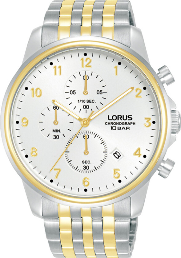 Mens Chronograph RM338JX9 - Kvarts - Sølv - Herreklokker - Rustfritt stål - ledd m/pin - Mineral