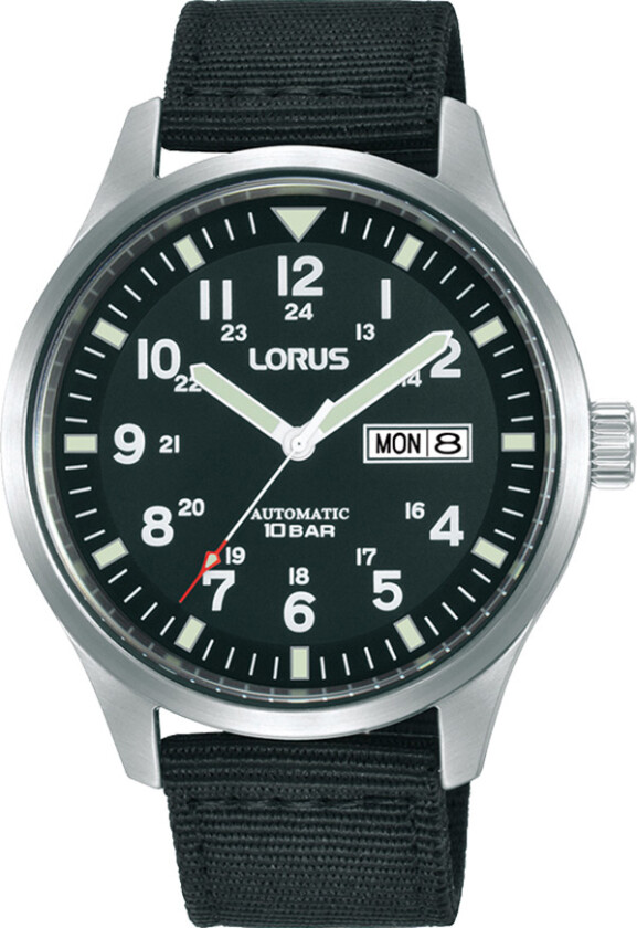 Mens Automatic RL411BX9 - Automatisk - Sølv - Herreklokker - Stoff - Mineral