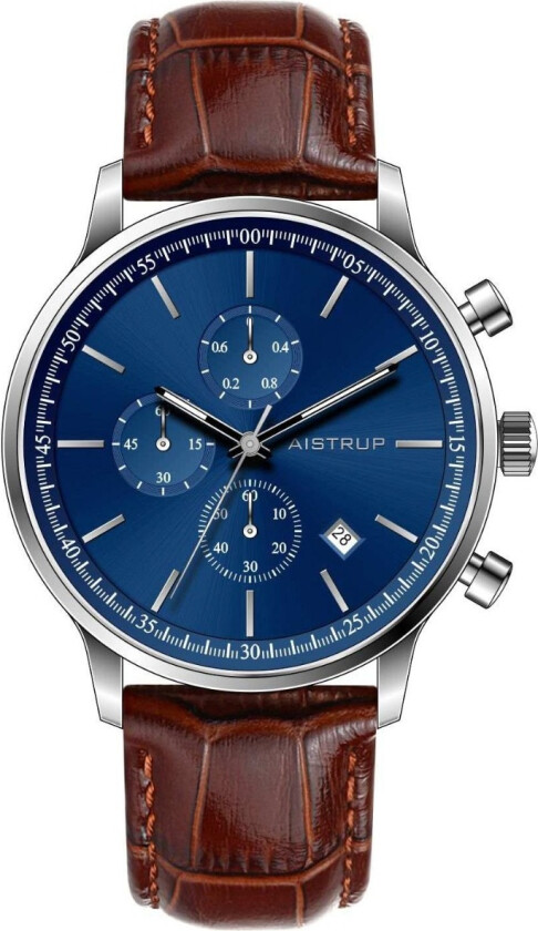 Classic Sapphire Chronograph AIW8402 - Kvarts - Sølv - Herreklokker - Skinn - Safir