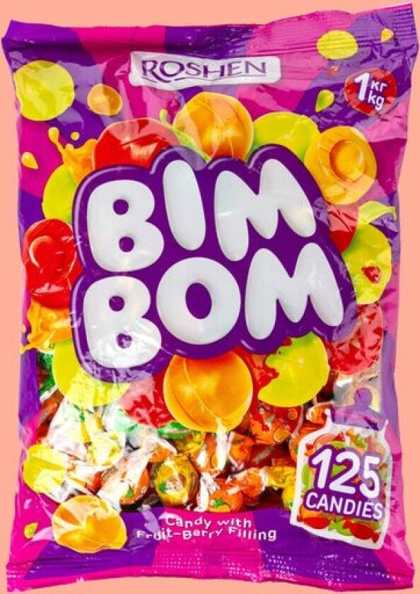 Bim Bom fruktkarameller smågodt 1 kg