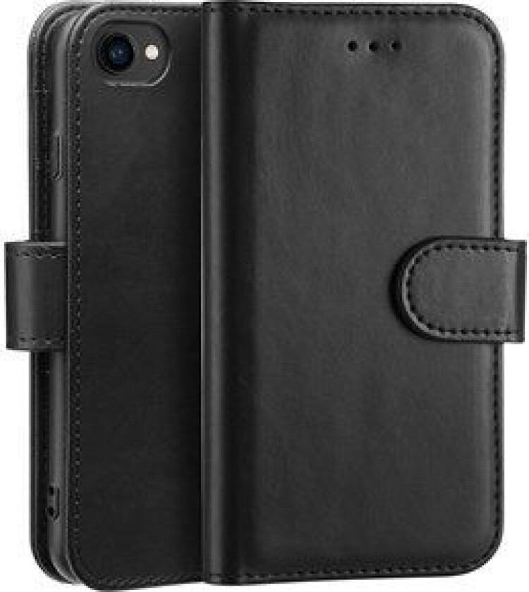 PU-deksel til iPhone 6/6S/7/8/SE svart