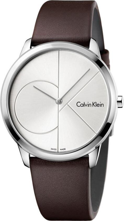 Minimal Gent K3M211G6 - - Sølv - Herreklokker - Skinn - Mineral