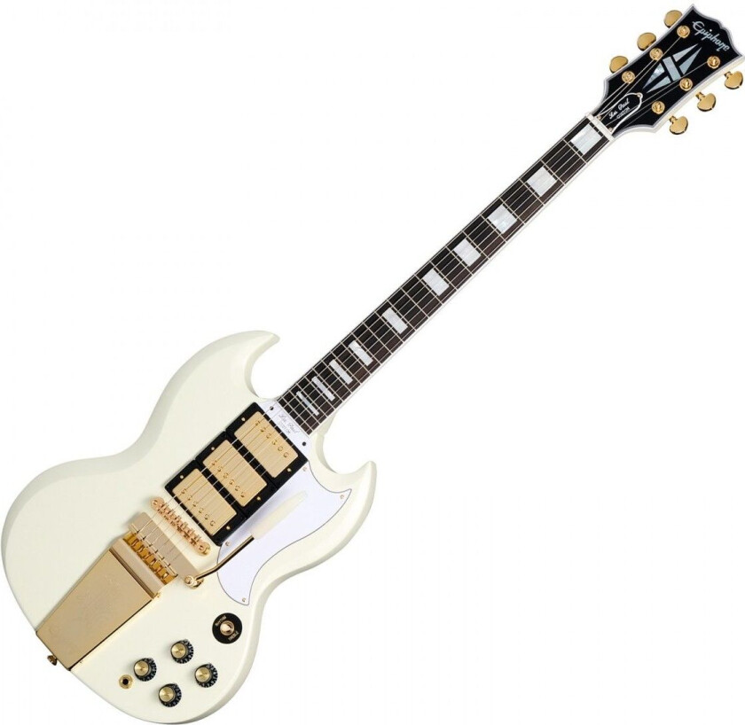 1963 Les Paul SG Custom With Maestro Vibrola Inspired by Gibson Custom Classic White