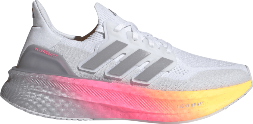Women's Ultraboost 5 Running Shoes FTWR White/Glory Grey/Lucid Pink 36 2/3, FTWR White/Glory Grey/Lucid Pink