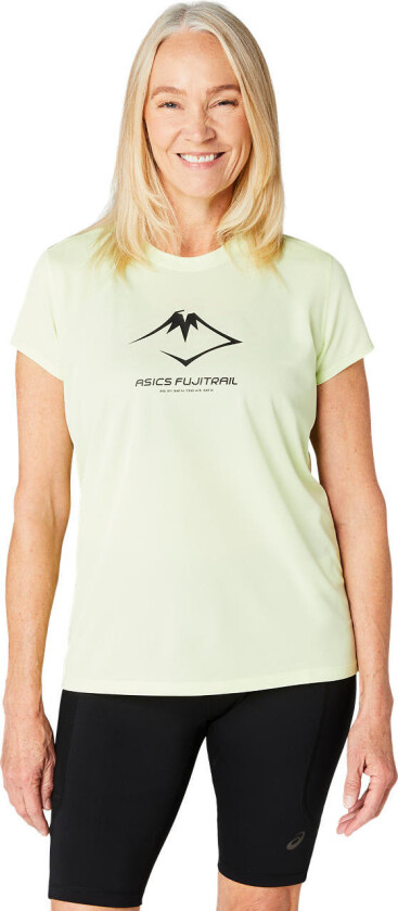 Women's Fujitrail Logo SS Top Cool Matcha S, Cool Matcha