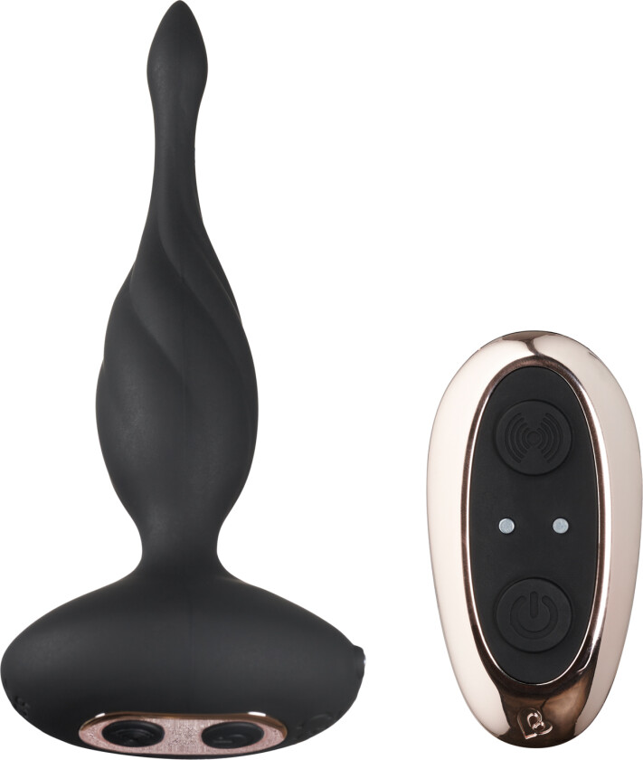 Petite Sensations Discover Fjernstyrt Butt Plug   - Svart