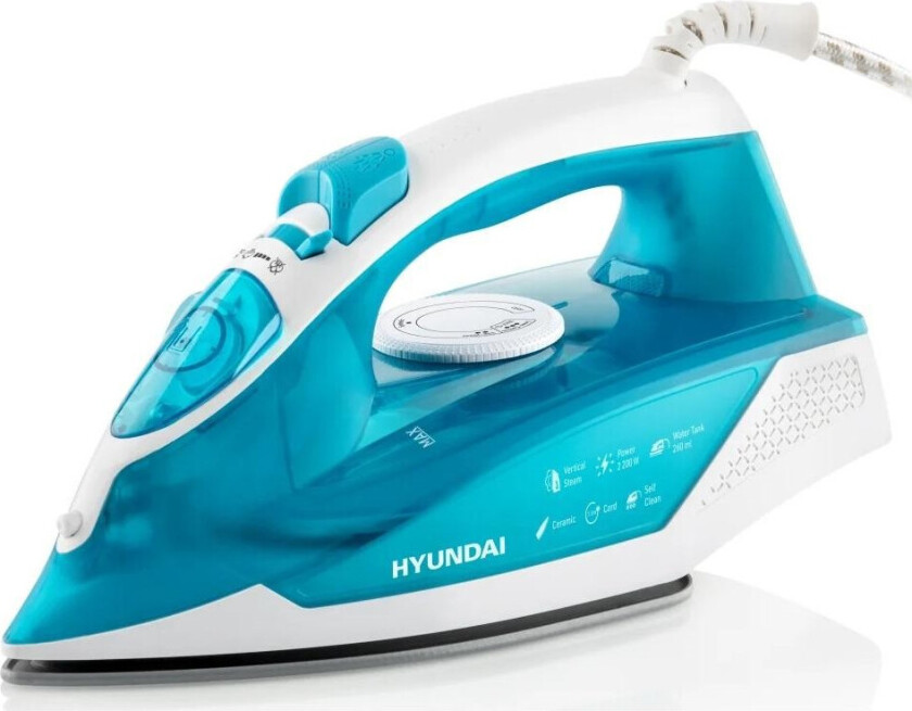 Hyundai SI332 dampstrykejern - 2200W, 260ml - Turkis