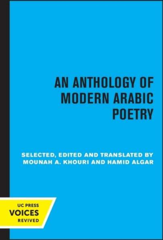 An Anthology of Modern Arabic Poetry