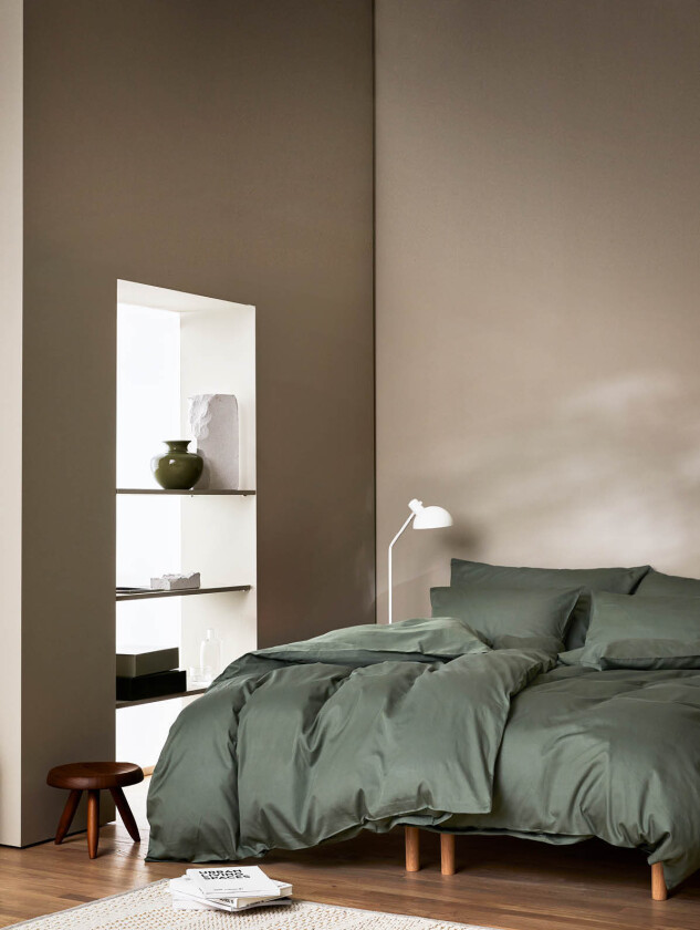 Harmoni sengesett dempet grønn