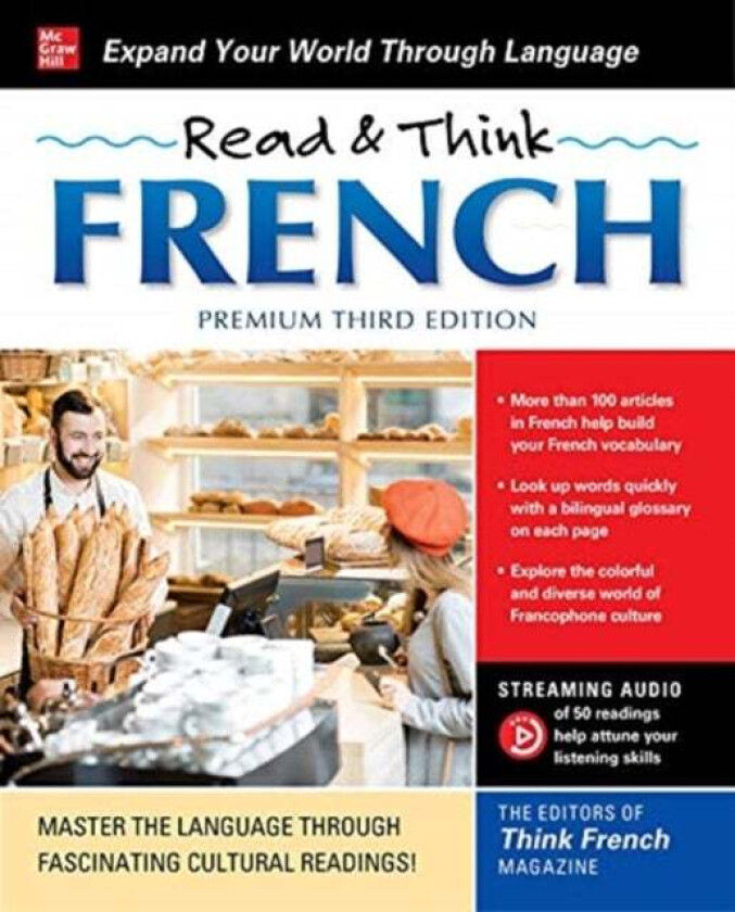 Read & Think French, Premium Third Edition av The Editors of Think French! Magazine