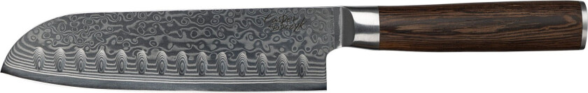 - Damascus santoku knife