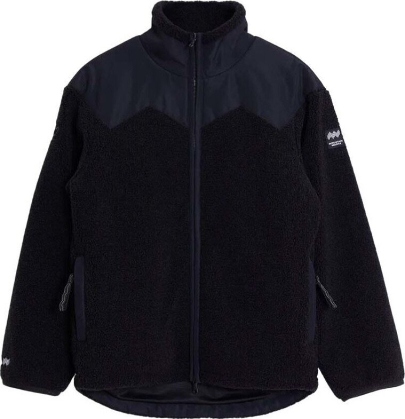 Unisex Hybrid Pile Fleece XS, Black