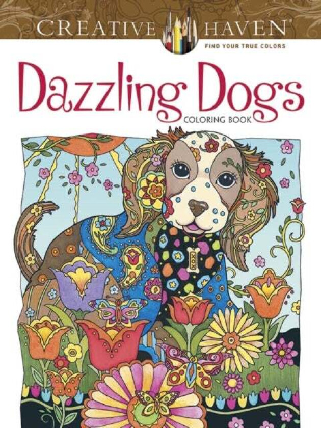 Creative Haven Dazzling Dogs Coloring Book av Marjorie Sarnat