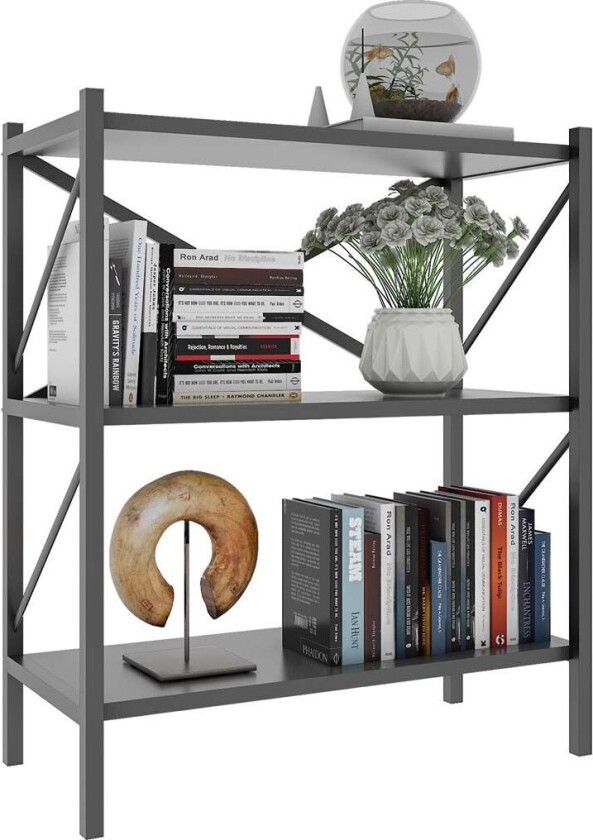 Insasi2 hylle 2 hyller antracitt.