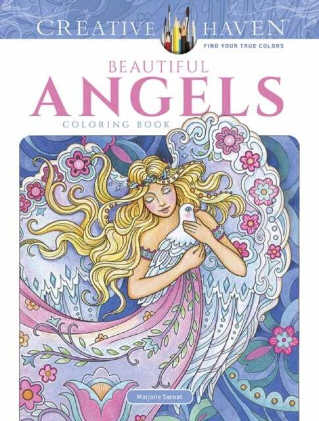 Creative Haven Beautiful Angels Coloring Book av Marjorie Sarnat