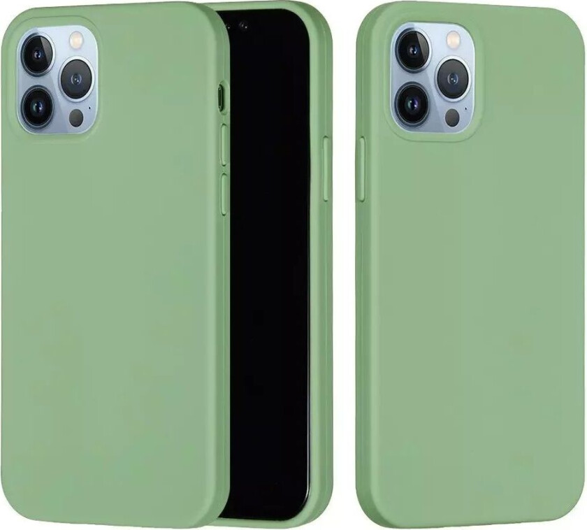 iPhone 15 Pro Max Silikon Deksel - Mintgrønn