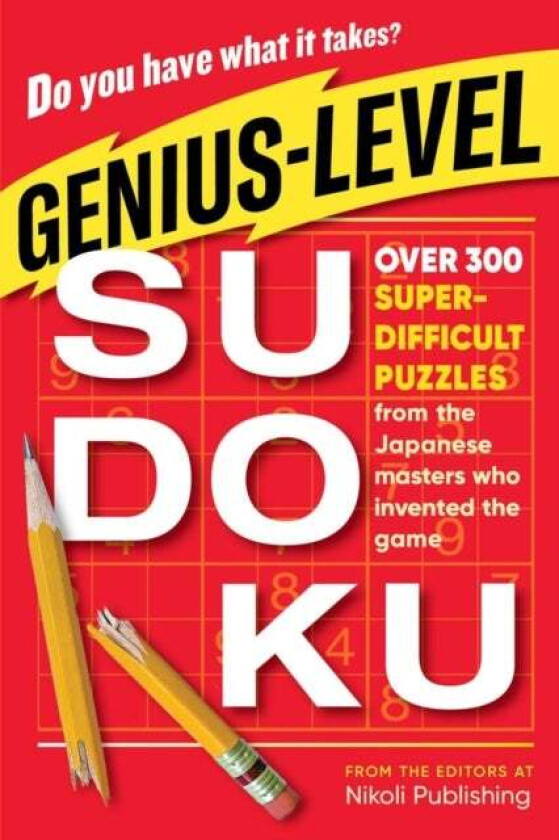Genius-Level Sudoku av Nikoli Publishing