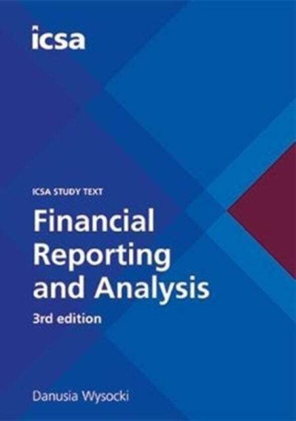 CSQS Financial Reporting and Analysis, 3rd edition av Danusia Wysocki