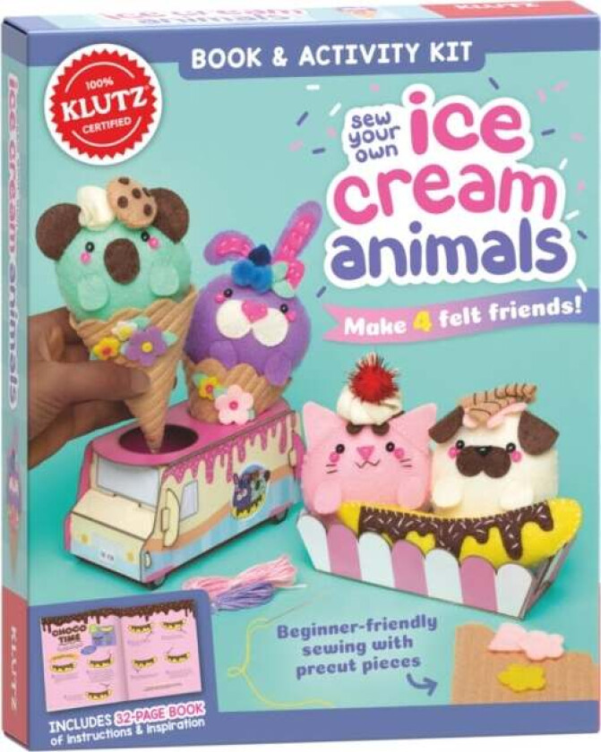 Sew Your Own Ice Cream Animals (Klutz) av Editors of Klutz