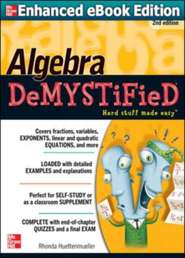 Algebra DeMYSTiFieD, Second Edition av Rhonda Huettenmueller