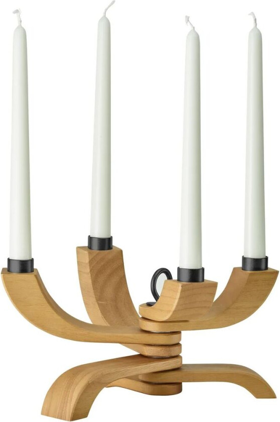 Nordic light lysestake 4 armer Eik