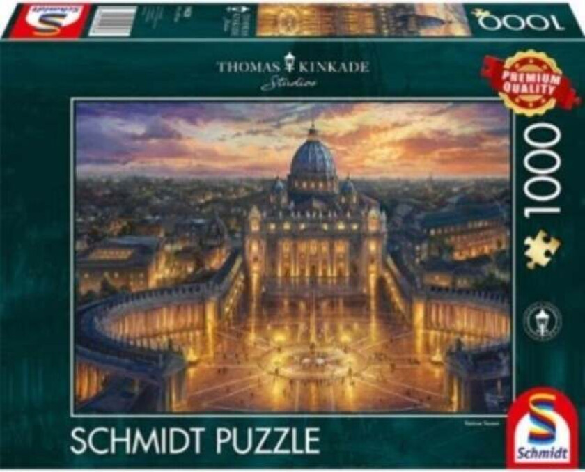 Vatican Sunset by Thomas Kinkade - 1000 Piece Schmidt Puzzle
