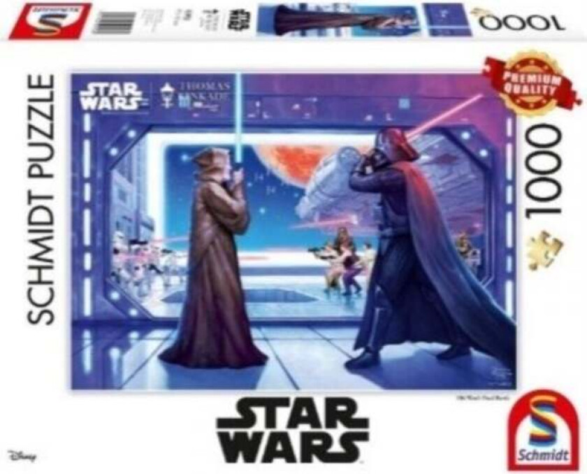 Disney Star Wars - Obi Wan's Final Battle by Thomas Kinkade 1000 Piece Schmidt Puzzle