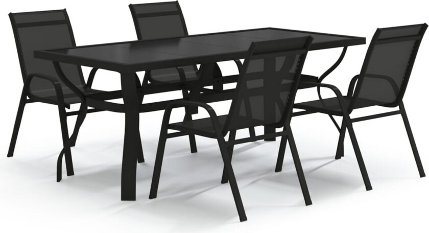 Hagespisegruppe 5 deler svart