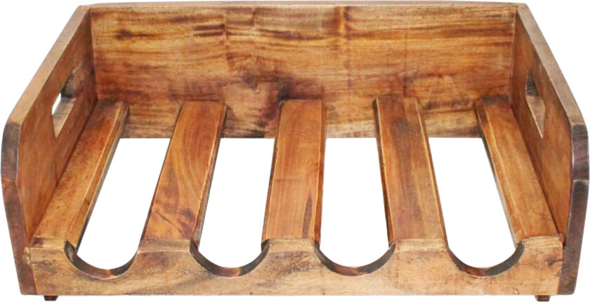 Vinstativ 4 stk for 16 flasker massivt gjenvunnet tre