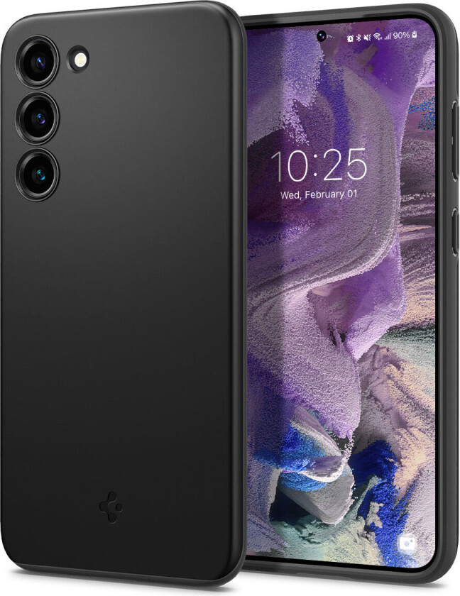 Samsung Galaxy S23 Thin Fit Deksel - Svart