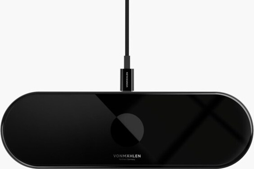 VONMÄHLEN Aura Home 3-i-1 Trådløs Lader for Smartphone, Apple Watch og AirPods 15W - MagSafe-kompatibel - Svart